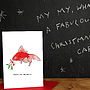'Goldfish Like Christmas Too' Christmas Card, thumbnail 3 of 3