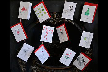 'Sweet Christmas' Candy Cane Christmas Card, 2 of 3