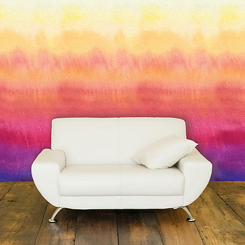 Rainbow Watercolour Self Adhesive Wallpaper, 2 of 7