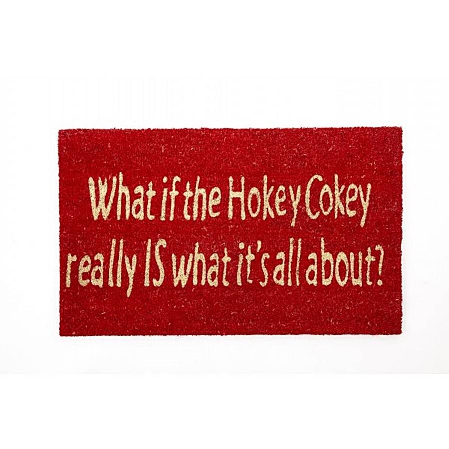 'Hokey Cokey' Doormat By Lucky Roo