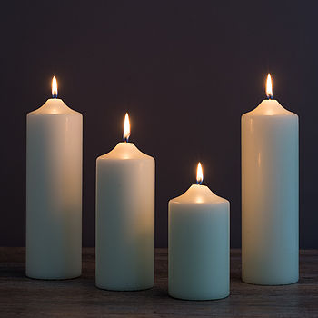 Chapel Pillar Hand Finished Candles, 2 of 2