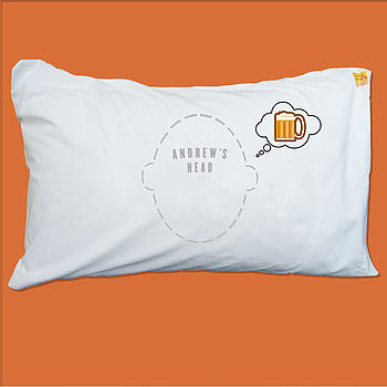 Personalised 'Beer Dreams' Pillowcase For Beer Lovers, 2 of 4