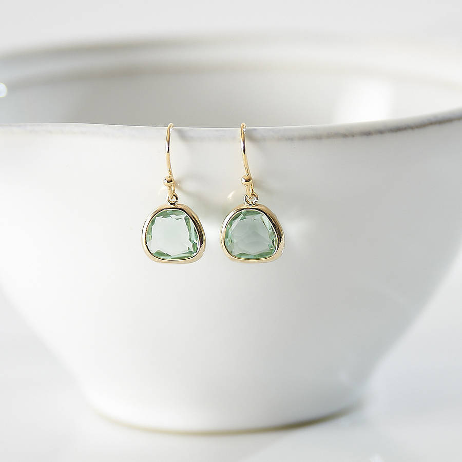 little dew drop earrings by simply suzy q | notonthehighstreet.com