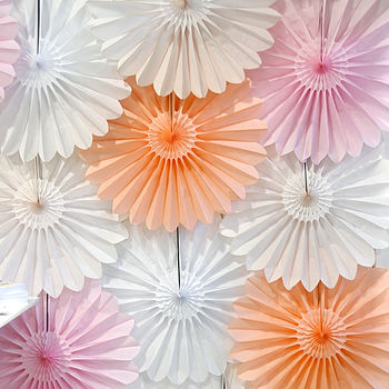 Deluxe Tissue Paper Fan Party Decoration, 4 of 10