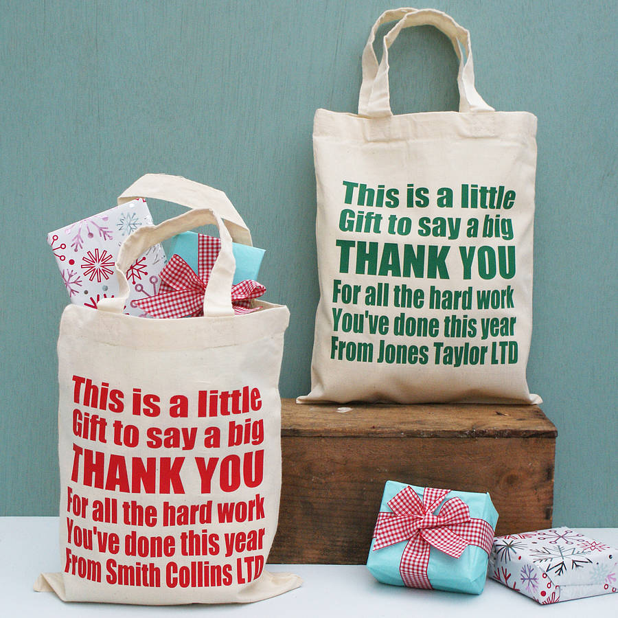 personalised corporate thank you gift bags by sparks
