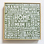 Personalised 'Home Is Where…' Word Art, thumbnail 2 of 8