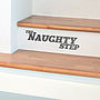 'The Naughty Step' Children's Wall Sticker, thumbnail 2 of 7