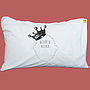 Personalised Luxury Crown Pillowcase, thumbnail 2 of 2