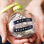 Personalised Dymo Tape Bauble, thumbnail 2 of 7
