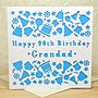 Personalised Laser Cut Birthday Card, thumbnail 3 of 7