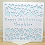 Personalised Laser Cut Birthday Card, thumbnail 7 of 7
