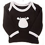 Long Sleeve Top With Cow Applique, thumbnail 3 of 4