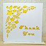 Personalised Laser Cut Thank You Card, thumbnail 6 of 6
