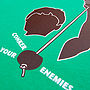 Conker Your Enemies Mens T Shirt, thumbnail 2 of 3