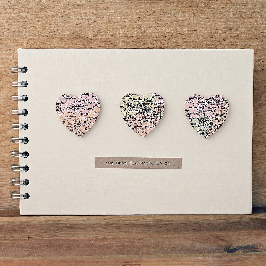 Personalised Small Hearts Wedding Album, 1 of 4