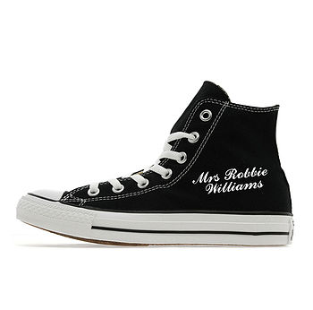 personalised wedding converse