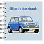 Mini Cooper Car Notebook, thumbnail 2 of 3