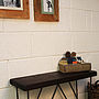 Industrial Style Wood And Steel Bench, thumbnail 7 of 7
