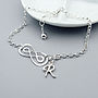 Personalised Sterling Silver Double Infinity Bracelet, thumbnail 2 of 7