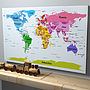 Child's Big Text World Map, thumbnail 2 of 6