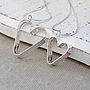 Personalised Silver Secret Heart Necklace Set, thumbnail 2 of 4