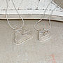 Personalised Silver Secret Heart Necklace Set, thumbnail 3 of 4