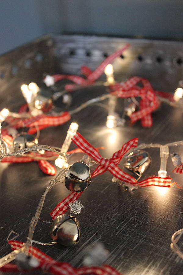 Sleigh Bell Christmas Lights By The Forest & Co | notonthehighstreet.com