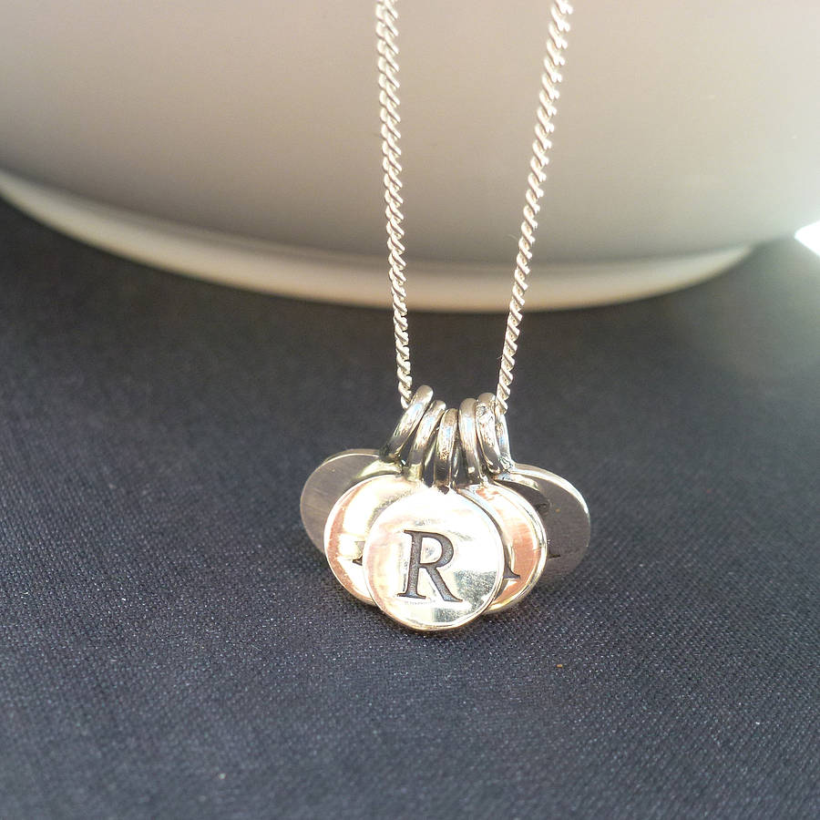 Personalised Silver Initial Or Name Necklace By Suzy Hackett
