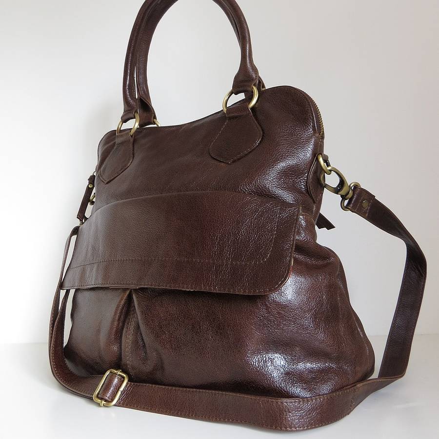 Leather Shoulder Bag By The Leather Store | notonthehighstreet.com
