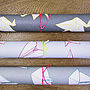 Set Of Three Mixed Design Gift Wrap Sheets, thumbnail 2 of 3