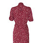 1940s Style Midi Dress In Ruby Heart Print, thumbnail 4 of 4