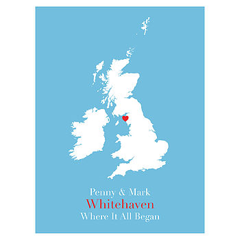 'Where It All Began' Personalised Print, 10 of 11