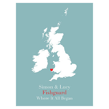 'Where It All Began' Personalised Print, 11 of 11