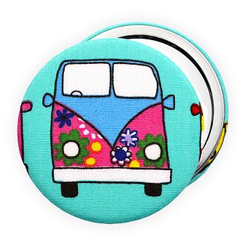 ''Campervan'' Set Of Compact Mirrors, 5 of 6