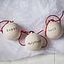Happy First Christmas Ceramic Baubles, thumbnail 4 of 4