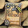 Pack Of 20 Personalised Bee Friendly Wedding Favours, thumbnail 1 of 5