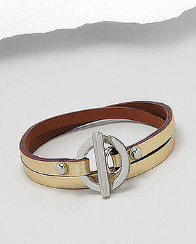 Wrap Around Leather Friendship Bracelet, 5 of 6