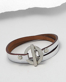 Wrap Around Leather Friendship Bracelet, 6 of 6