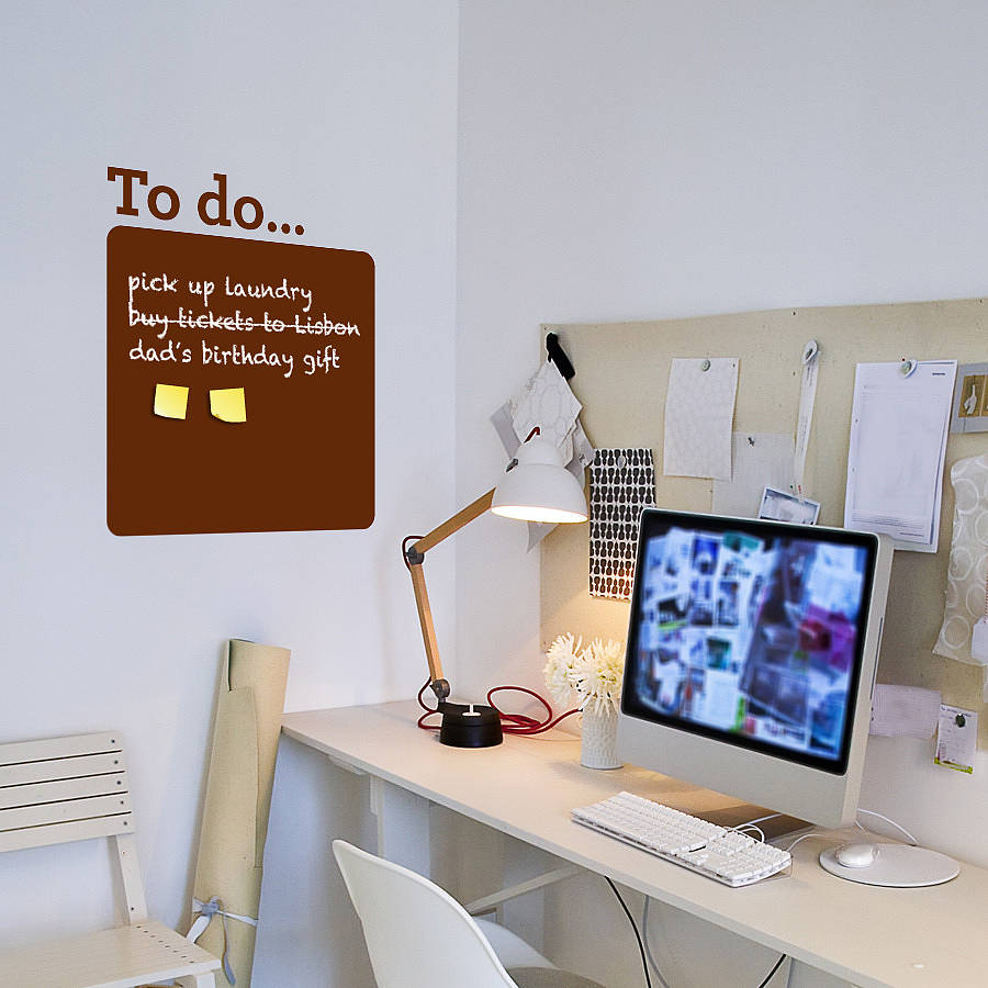 Write And Erase To Do Wall Sticker By SirFace Graphics