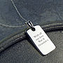 Sterling Silver Little Dog Tag, thumbnail 3 of 6