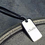 Sterling Silver Little Dog Tag, thumbnail 4 of 6