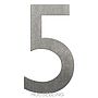 Designer Gill Sans Stainless Steel House Number, thumbnail 10 of 12