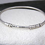 Personalised Silver 'Secret Message' Bracelet, thumbnail 8 of 9