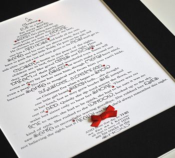 Christmas Story Print By A Touch Of Verse | notonthehighstreet.com