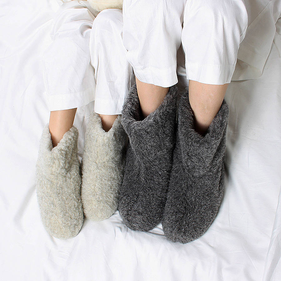 Children's Merino Sheep Wool Booties By The Gorgeous Company ...
