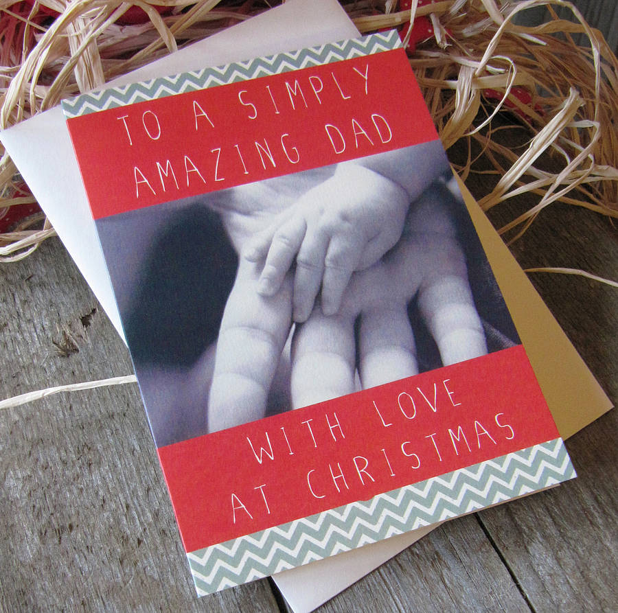 'amazing Dad' Christmas Card By Precious Little Plum