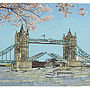 Tower Bridge London Placemat, thumbnail 2 of 2