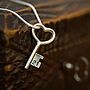 Personalised 21st Sterling Silver Key Necklace, thumbnail 3 of 6