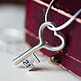 Personalised 21st Sterling Silver Key Necklace, thumbnail 1 of 6
