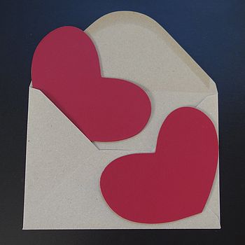 Set Of Two Leather Heart Coasters, 4 of 8